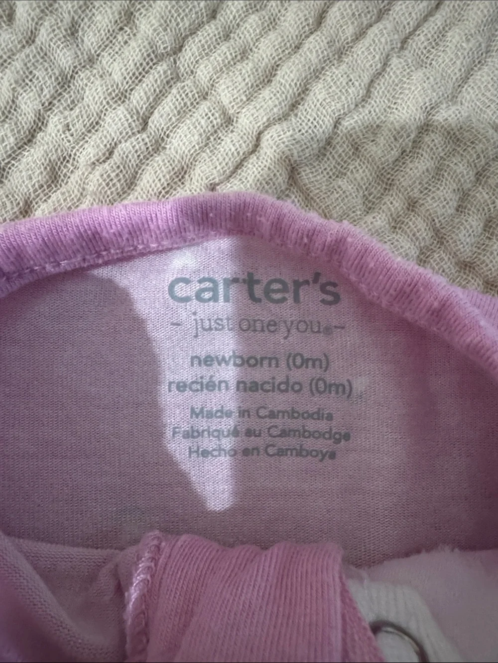 Carters footed pajamas